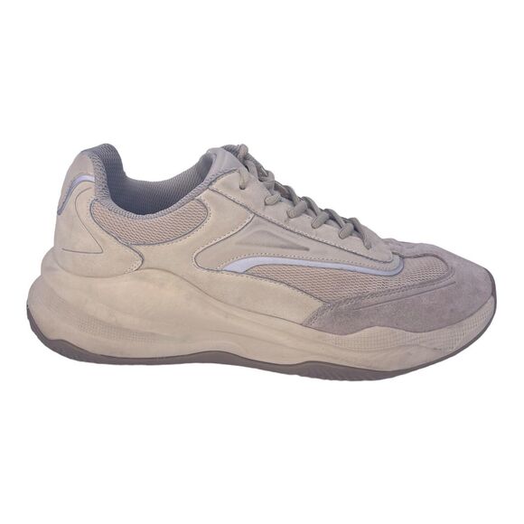 Zara Mens Taupe Chunky Dad Shoe Designer Style Runner Trainers Size 42 EU 9US main image 4